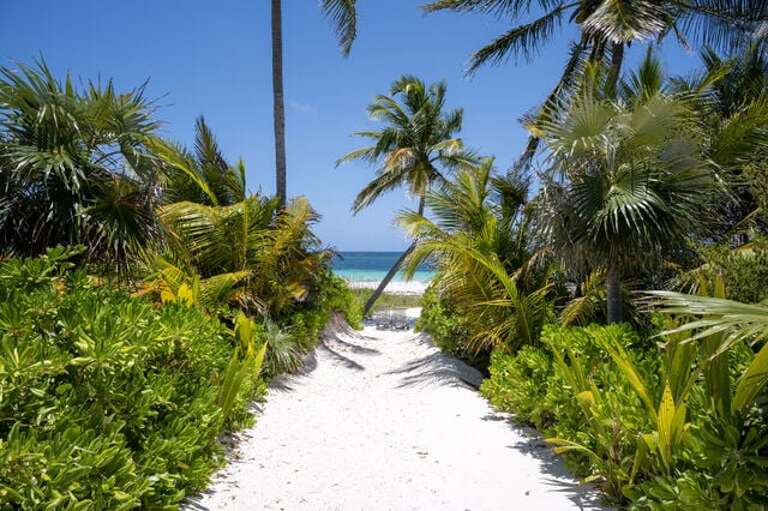 Our path to Windermere Beach.