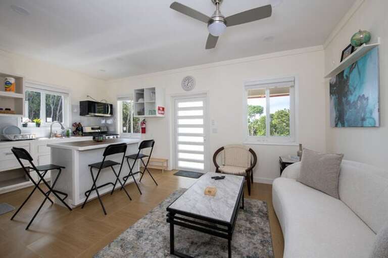 Open concept living.