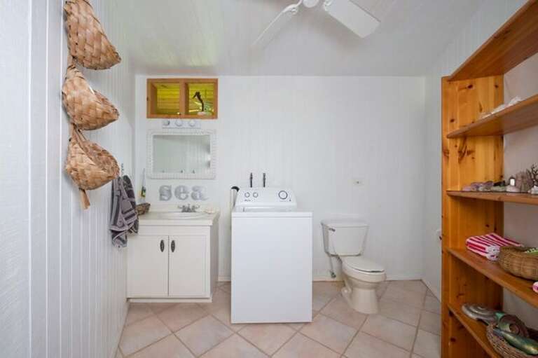 Powder Room/Laundry Room on Main Floor.