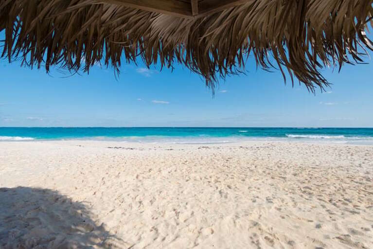 Miles of powdery white sand beaches.