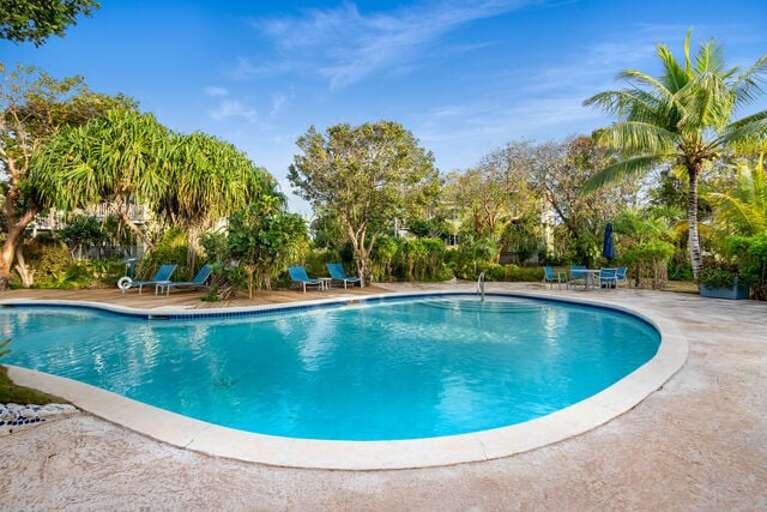 Our resort pool with expansive deck and lounging.