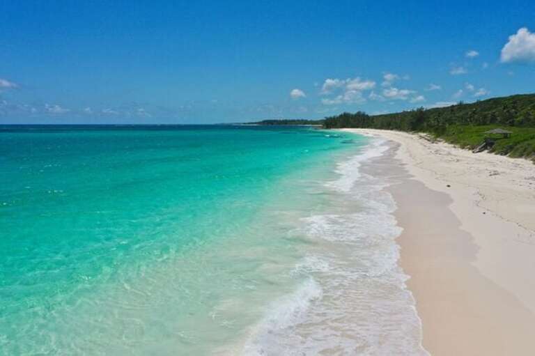 Beautiful pink sand beach.