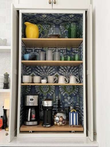 Coffee bar.