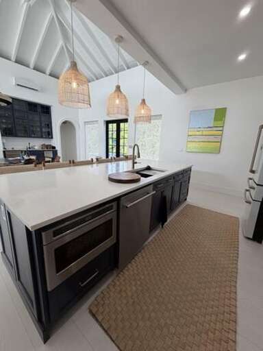 Kitchen island.