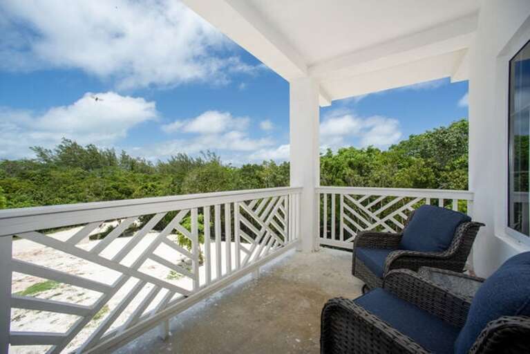 Balcony shared by the primary and second bedrooms.