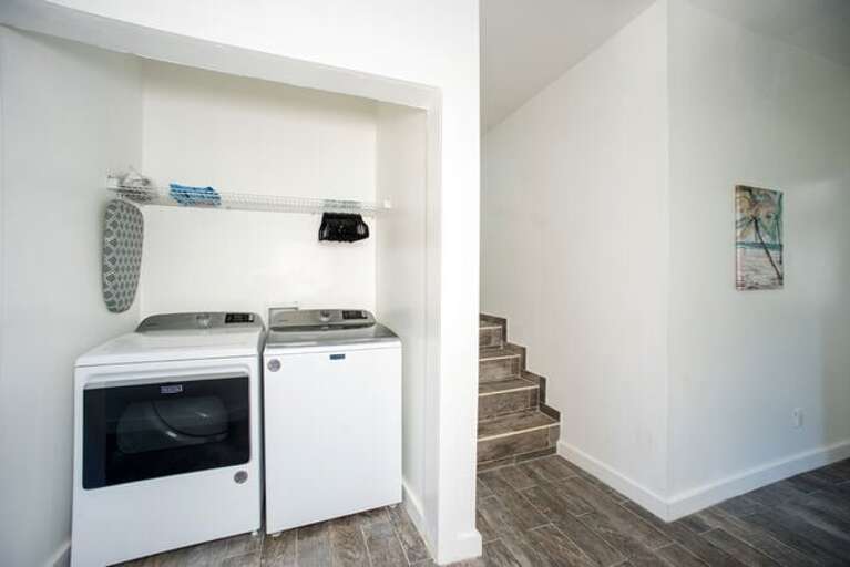 Laundry available.