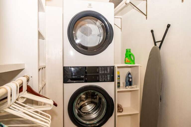 Laundry available for your use.