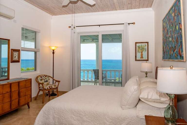 Ocean views and access to veranda.