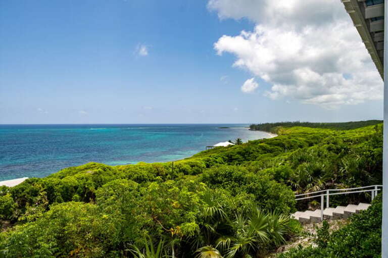 Private stairway to the Old Banks Road, and from there it's a 100-yard walk to Turtle Beach.