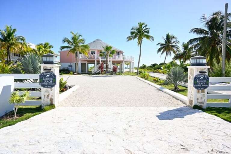Driveway entrance.