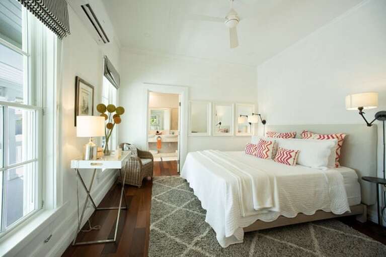 Third bedroom.  This bedroom has a  king bed and shares a full bath with the fourth bedroom.
