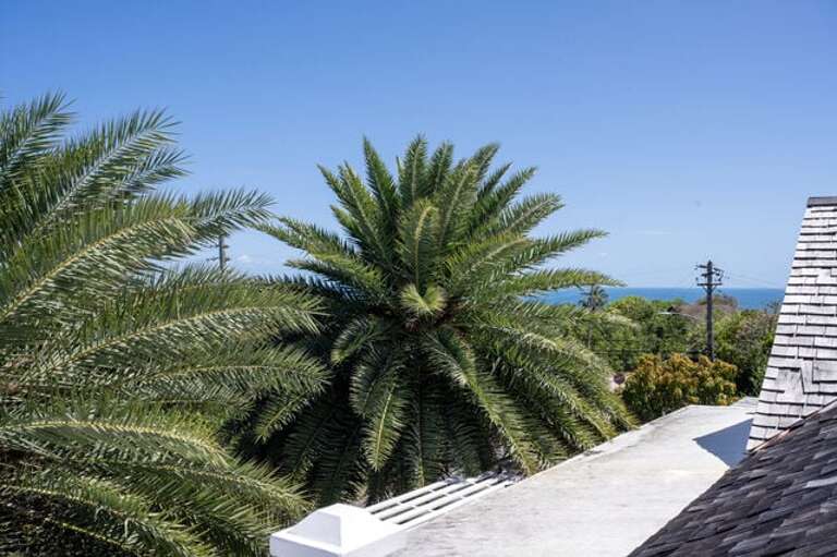 Buena Vista enjoys 360-degree views stretch from the calm turquoise Caribbean waters to the deep blue Atlantic, visible in this photo.