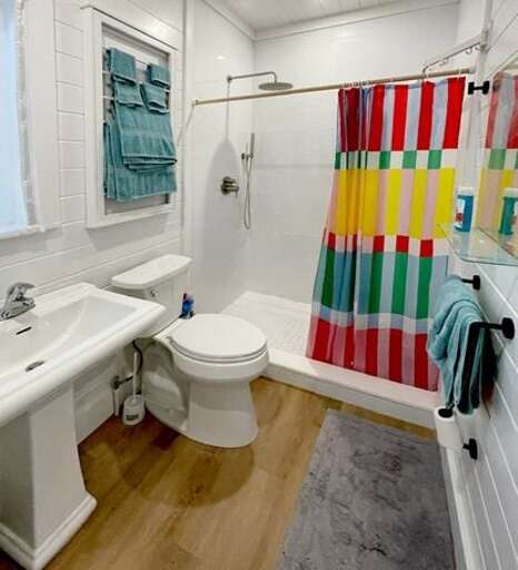 Just off the great room is a full bath with a walk-in shower.