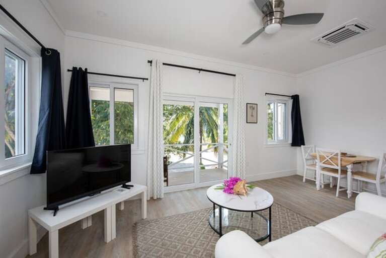 One bedroom suite living area