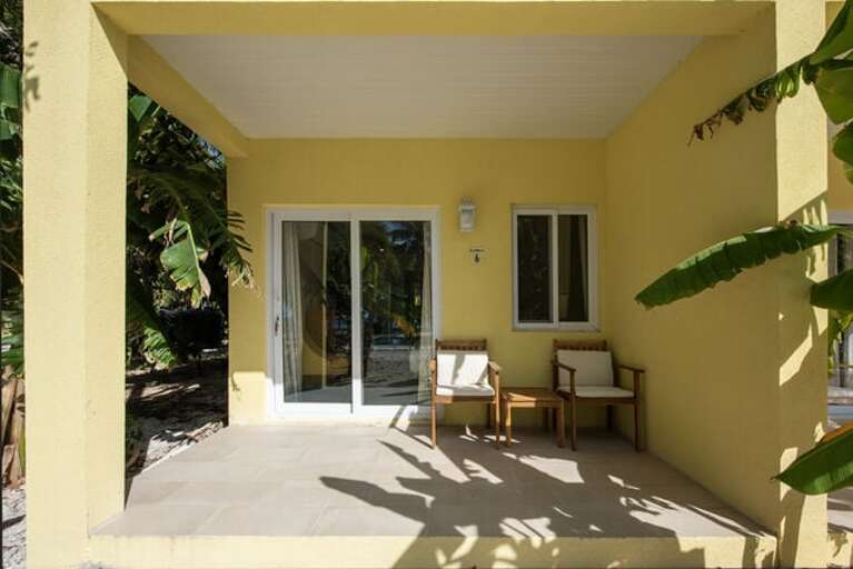 Studio covered porch.