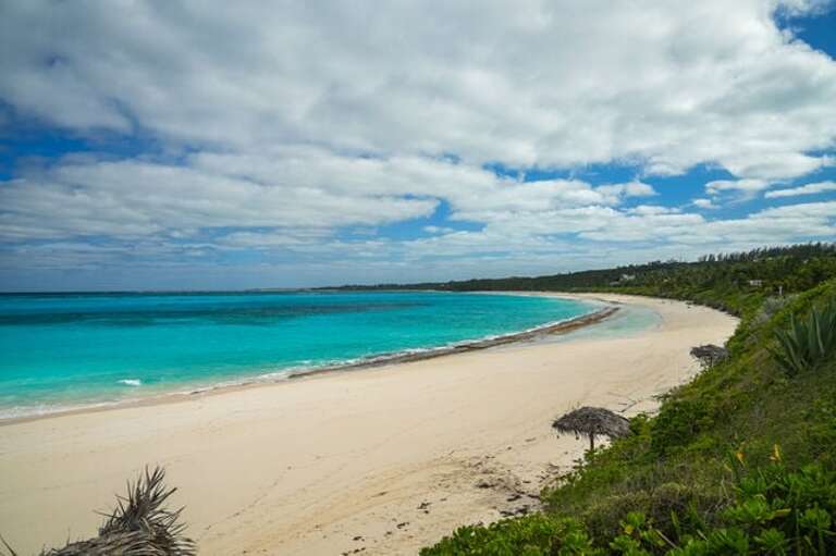 Our beach facing south.