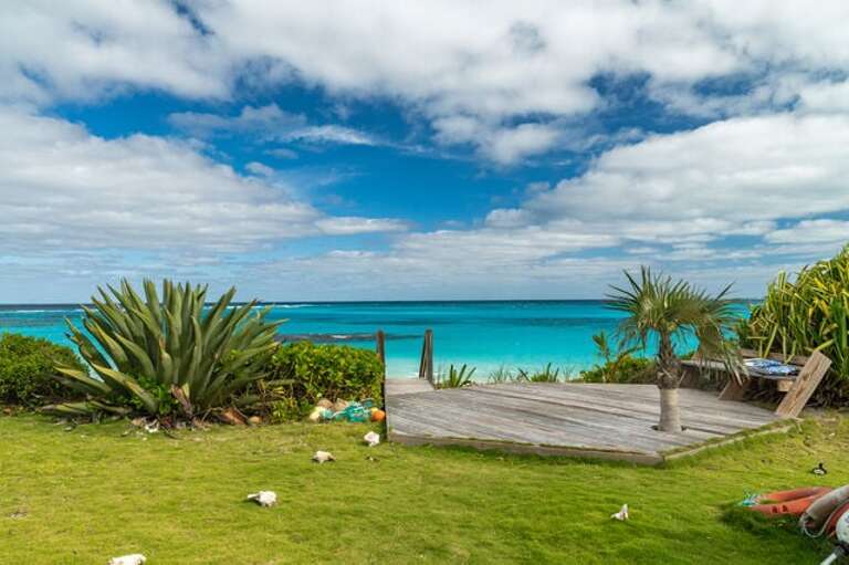 Our deck above the beach.