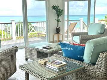 Welcome to Outer Reef, a newly remodeled beachfront house with spectacular ocean views from every room.
