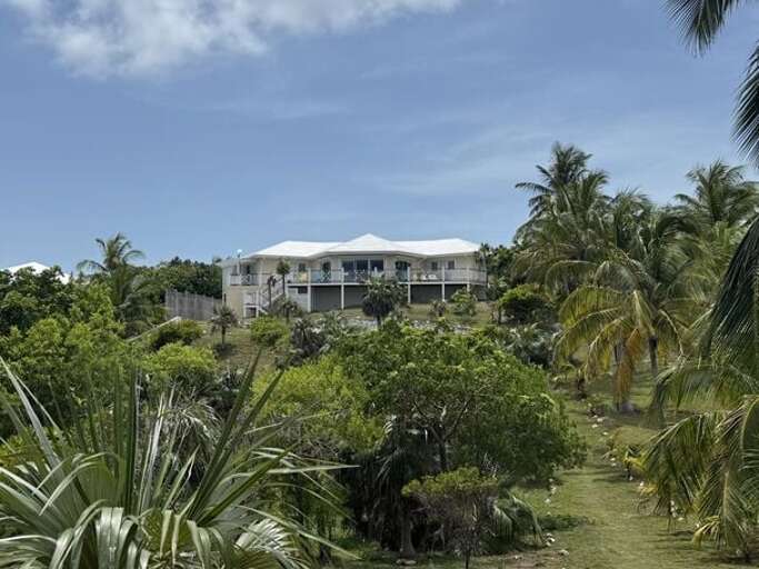 Outer Reef sits on a two acre beachfront lot.