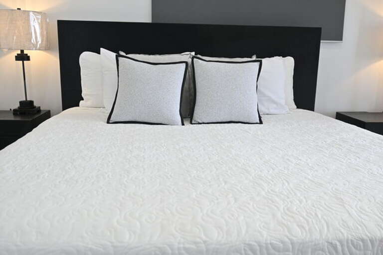 King size bed.