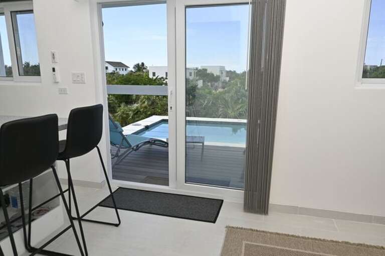 Ocean views from living area.