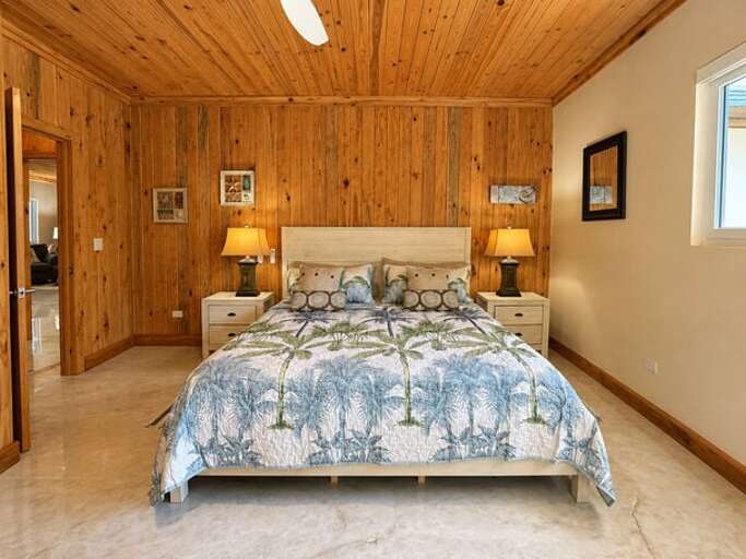 Bedroom 1 with king size bed.