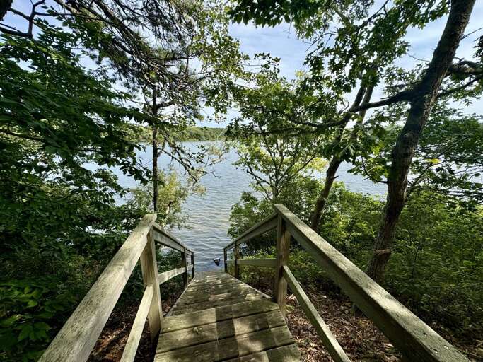 Exterior - Stairs to Pond