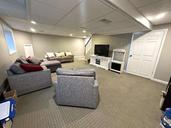 Finished lower level