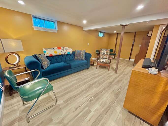 Finished lower level