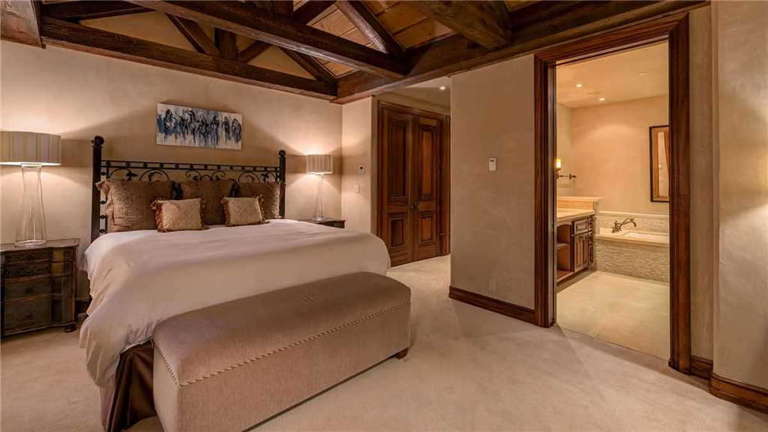 Stylish Master Bedroom with a King Bed