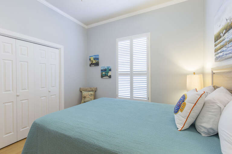 Spacious guest bedroom located on the second floor!