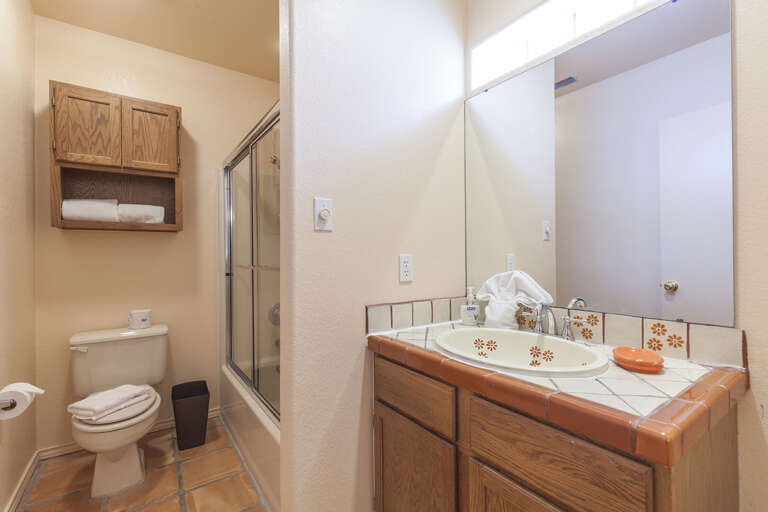 Fourth guest bedroom's private bath Fourth guest bedroom's private bath