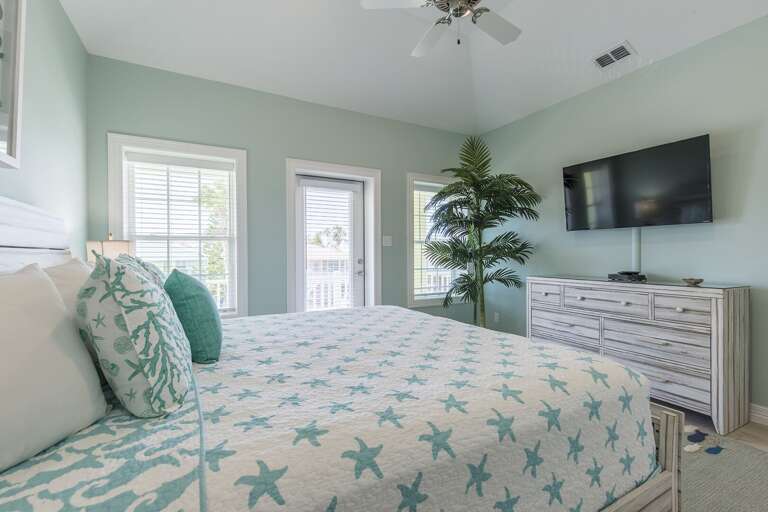 Upstair guest bedroom #3 with a king bed!