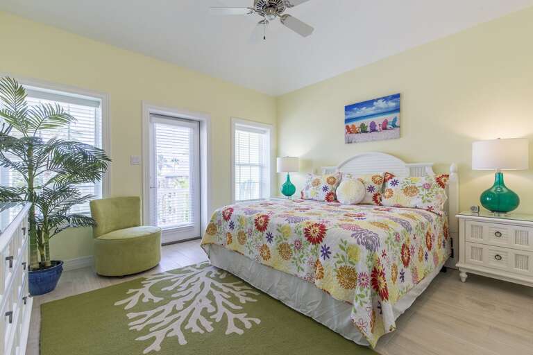 Upstairs guest bedroom #4 with a king bed!