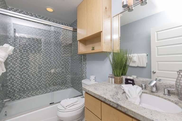 Guest bathroom located on the 2nd floor.