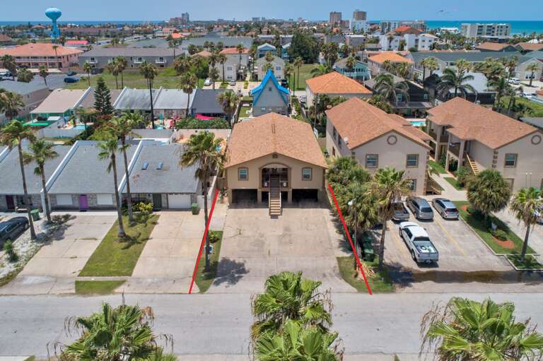 Aerial view of the front exterior of the property Aerial view of the front exterior of the property