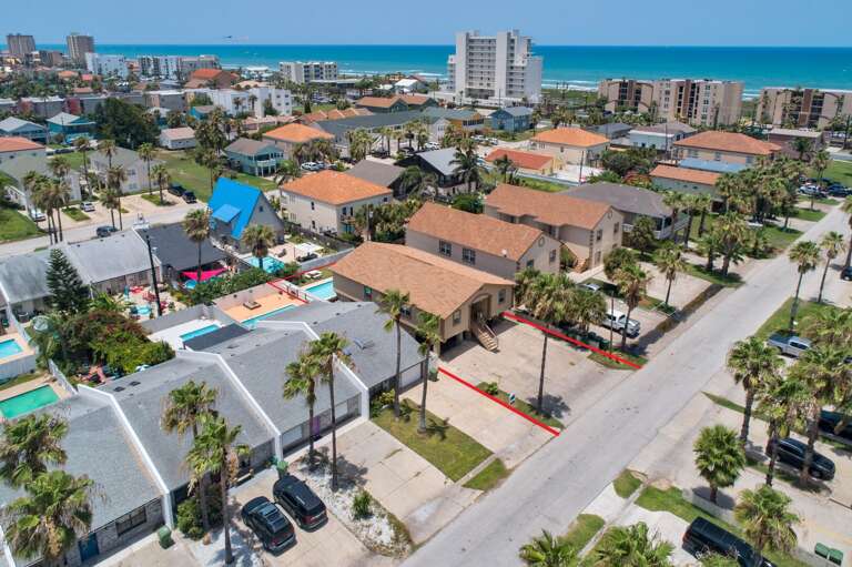 Bird's eye view of 116 E Campeche #1,#2,#3