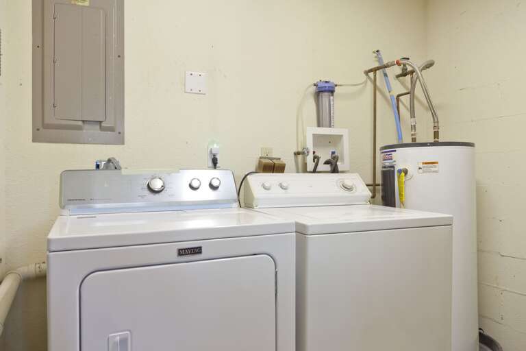 Washer and dryer included for guest use!