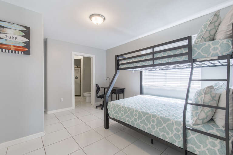 1st floor bedroom has an attached bathroom with shower