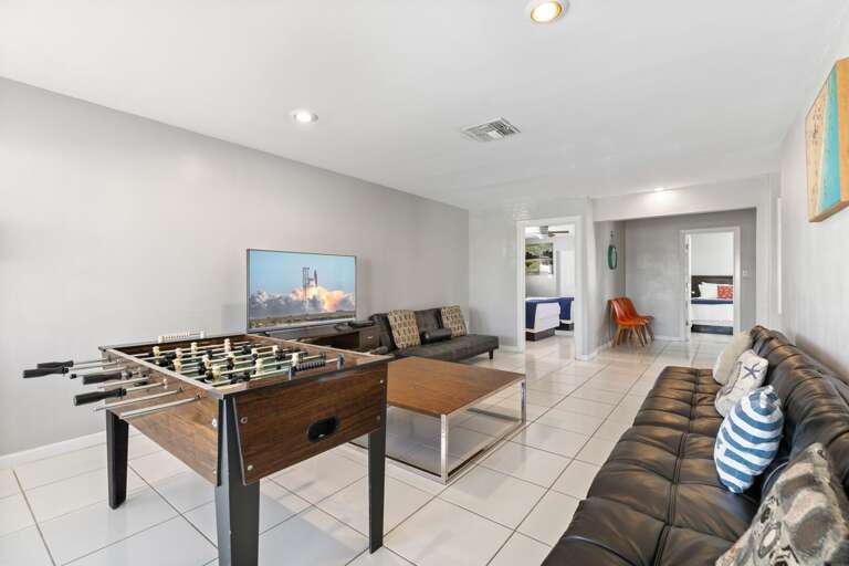 2nd Floor Living Area w/ foosball table