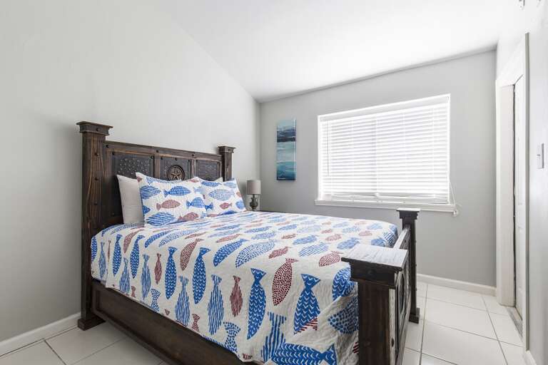 3rd Floor Bedroom #3 has beautiful bay views from the window and has private access to west side balcony (One Queen Bed)