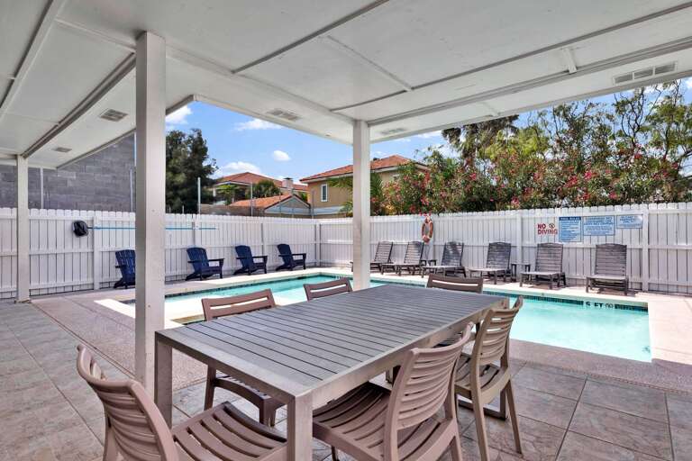 Sitting area to enjoy the South Padre Island Climate