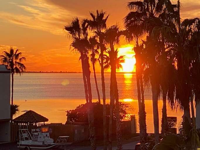Sunset from your balcony!