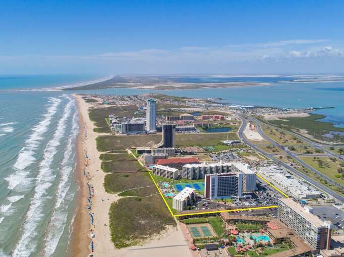 Enjoy a true beachfront location with the Gulf of Mexico and sandy shoreline directly beside the property.