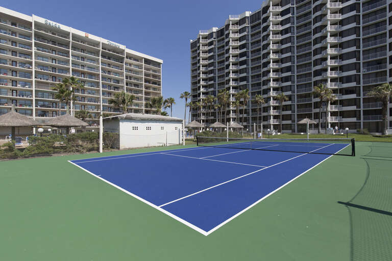 Multiple tennis courts at Saida Condominiums for all guests to enjoy!