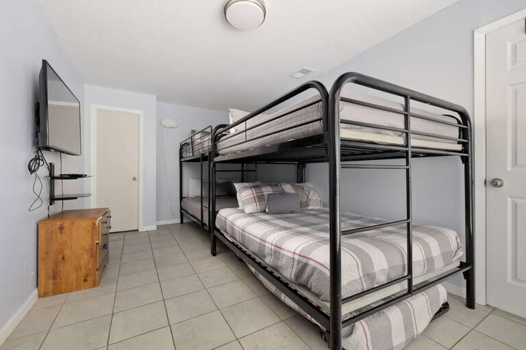 1st Floor Bedroom features bunk beds!