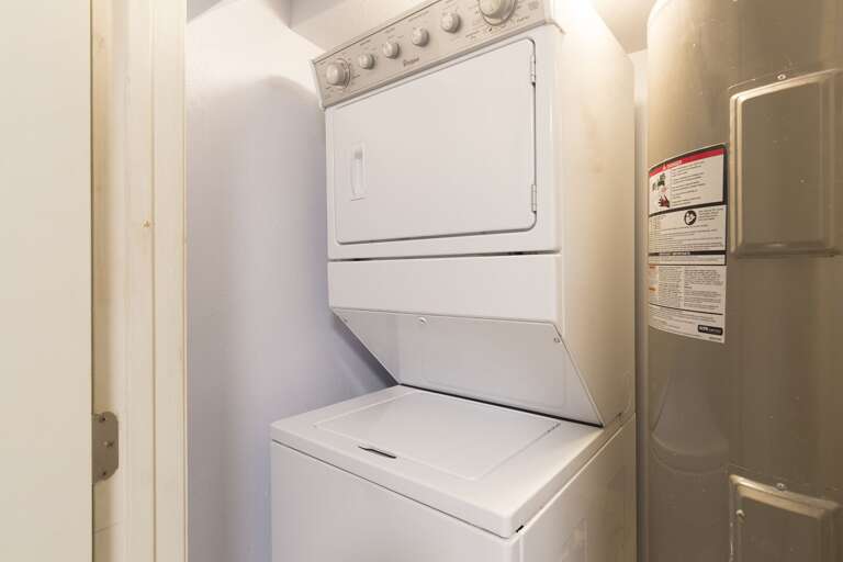 Washer and Dryer located on the ground floor