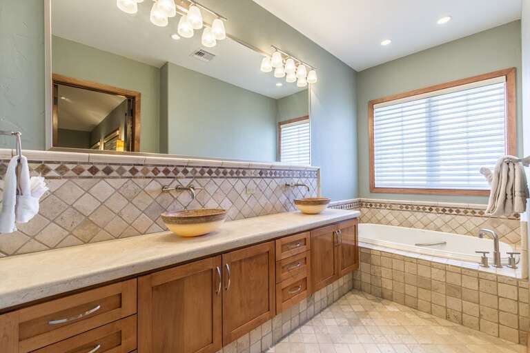 Huge master bathroom!