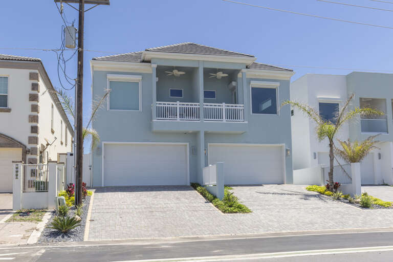 Front exterior of the townhome