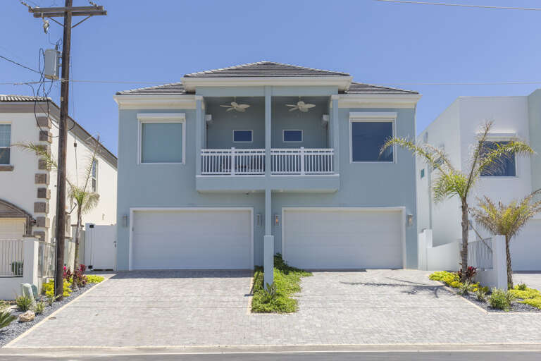 Front exterior of the townhome